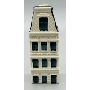 KLM BOLS Blue Delft Gin House‎ 61 Amsterdam 2012 Ceramic Bottle Empty